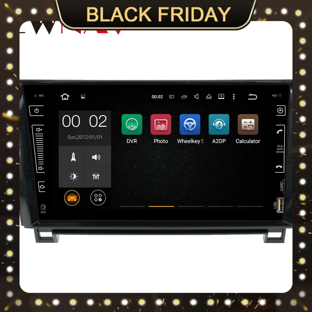 

Android 9.0 Car No CD DVD Player GPS Navigation For Toyota Tundra Sequoia 2007-2013 Auto Radio Car Stereo Radio Player Head Unit