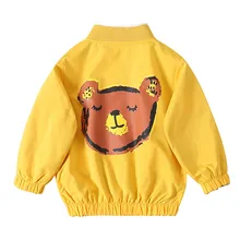 Ropa de dibujos animados para niño y niña, chaqueta de moda para niño, ropa deportiva para niño pequeño, chaqueta informal de algodón para niño pequeño, novedad de primavera