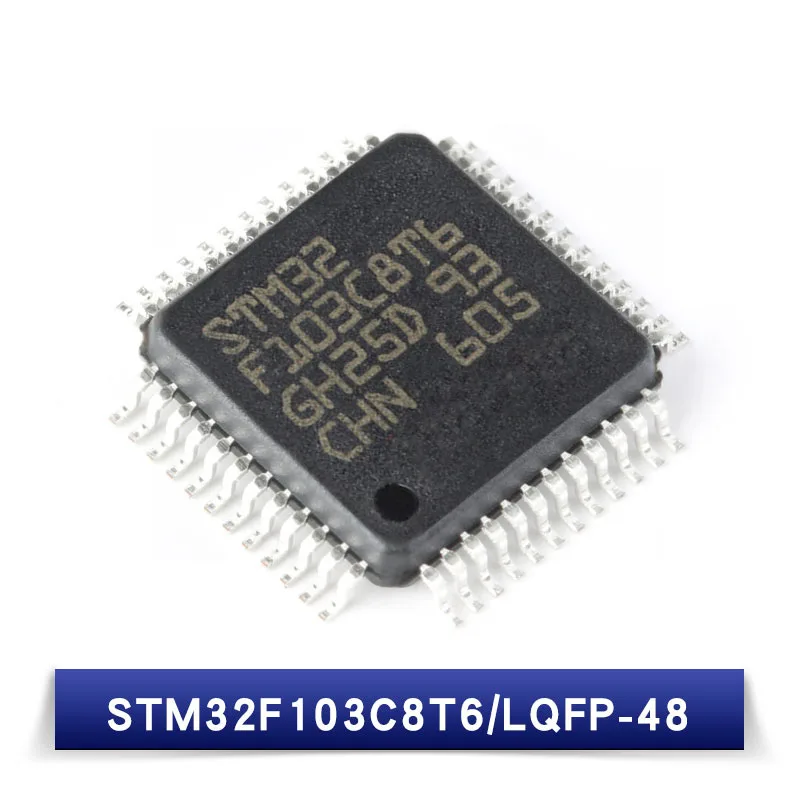 Микроконтроллер Arm Stm32 Lqfp Lqfp64 Stm32f103c8t6 Stm32f103 Stm32f103c8 | Электронные компоненты и