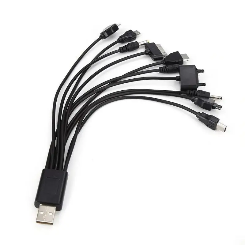 Универсальный USB-кабель 10 в 1 для зарядки и передачи данных с несколькими