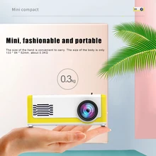 Светодиодный мини-проектор высокой четкости lcd Портативный домашний проектор для мобильного телефона VH99