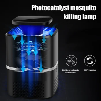 

Mosquito Lamp USB Electric Mosquito Trap Mosquito Repellent Light for Indoor Outdoor Use Children Bedroom Living Room HU