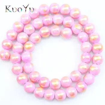 

Fuchsia Lapis Lazuli Jades Stone Beads Smooth Round Loose Spacer Beads For Jewelry Making 4/6/8/10mm 15" Diy Bracelet Necklace