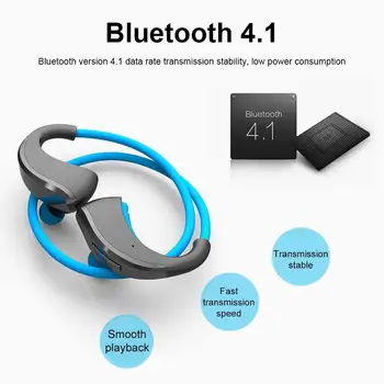 

Bluetooth 5.0 Wireless Headphones Bone Conduction Earphone Outdoor Sport Sweatproof Headset with Mic Handsfree Headset