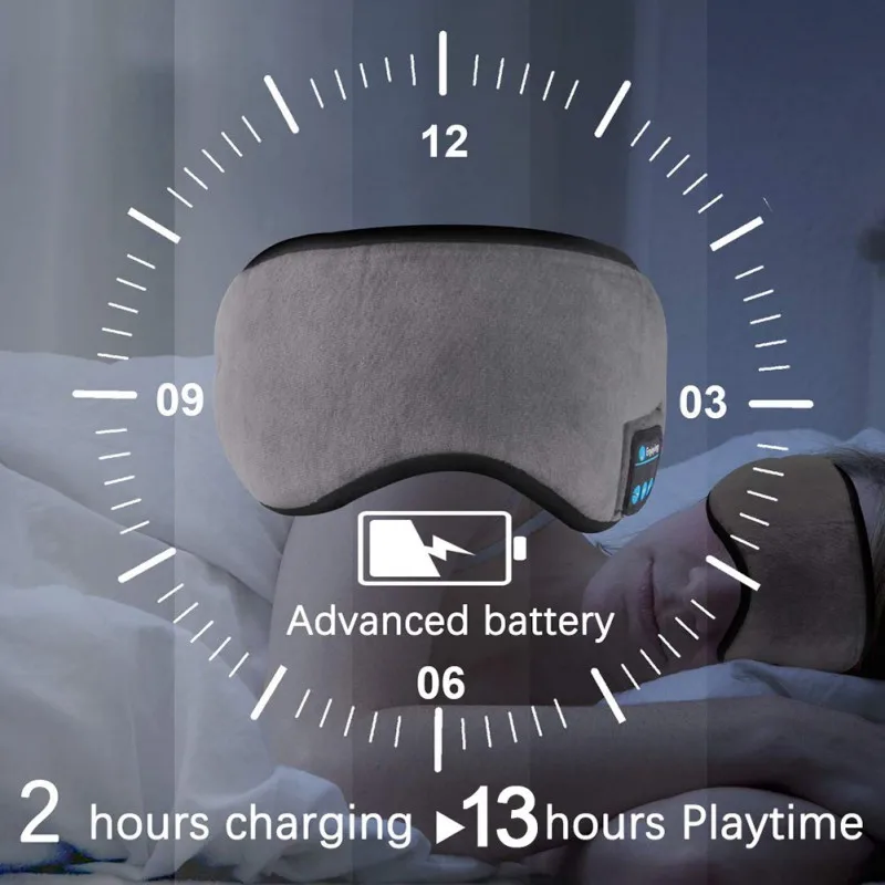 Новые Беспроводные стереонаушники из полиэстера и лайкры Bluetooth 5 0 мягкие