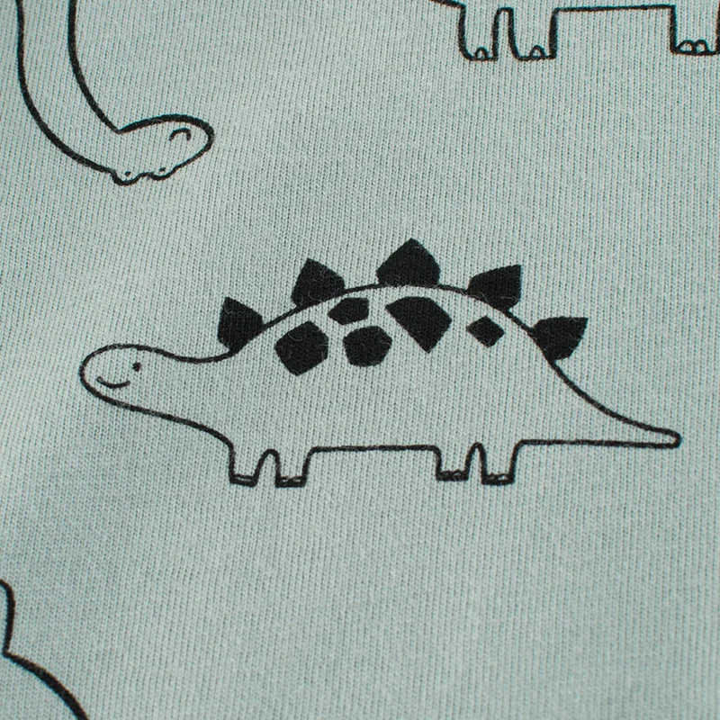 2022 Summer Boys T Shirt Cartoon Dinosaur Baby T-shirts Short Sleeves Full Print Children Clothing Cotton Kids Clothes Tee Tops