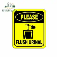 ^#Cheap EARLFAMILY 13cm x 11.1cm for Please Flush Urinal Toilet Funny Bathroom Sign Car Stickers Vinyl Sunscreen RV VAN JDM Graphics ^#Cheap EARLFAMILY 13cm x 11.1cm for Please Flush Urinal Toilet Funny Bathroom Sign Car Stickers Vinyl Sunscreen RV VAN JDM Graphics