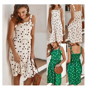 

Plus Size Women Split Sleeveless Summer Casual Dress Streetwear Black Sling Vestidos Loose Leisure Dress