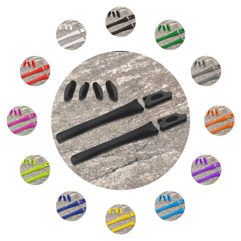 E.O.S Gomma Di Silicone Auricolari Di Ricambio Calzini E Calzettoni Naso Pastiglie Per Oakley Flak Jacket Xlj-Opzioni