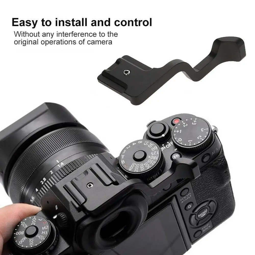 Haoge THB-XT4R Impugnatura A Pollice Rossa Per Fujifilm X-T1 / X-T2 / X-T3 / X-T4