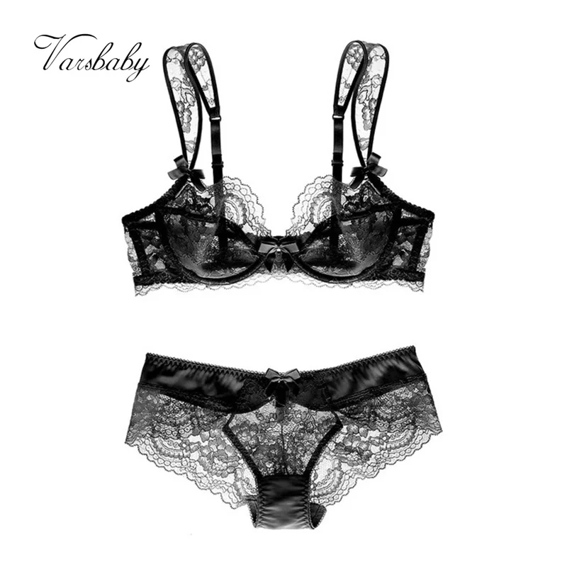 Varsbaby-Women-Ultra-Thin-Lace-Large-Size-Underwear-Sexy-Floral-Bra ...