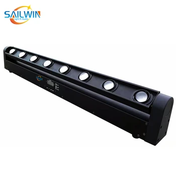 

Hot Sale 8*10W 4in1 RGBW LED Moving Head Beam Light C-ree LEDs Stage DJ Moving Head Bar Lights For Party Event