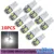 10шт T10 W5W 5050 5SMD Чтение Купольная Лампа Автомобиля LED 168 194 192 DC 12V Номерной знак Лампы Габаритные Огни Клин Огни Белый синий