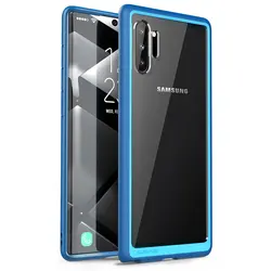 Premium Hybrid TPU Bumper Protective Clear Case Cover for TPU Polycarbonate (Navy)