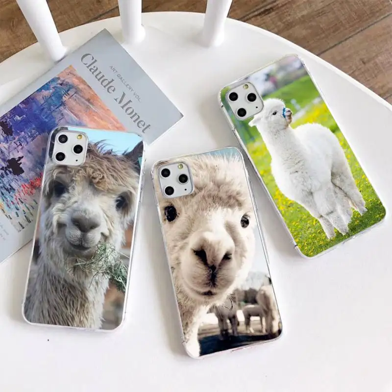 Чехол для телефона с ламой-ламой и альпаками iphone 12 pro max 11 XS MAX 8 7 6 6S Plus X 5S SE 2020 XR |