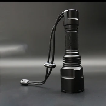 

C8 LED Ultra Bright Flashlight 1100 Lumens IPX8 Waterproof Flashlight SST40 Temperature Control Four-speed dimming 18650 Battery