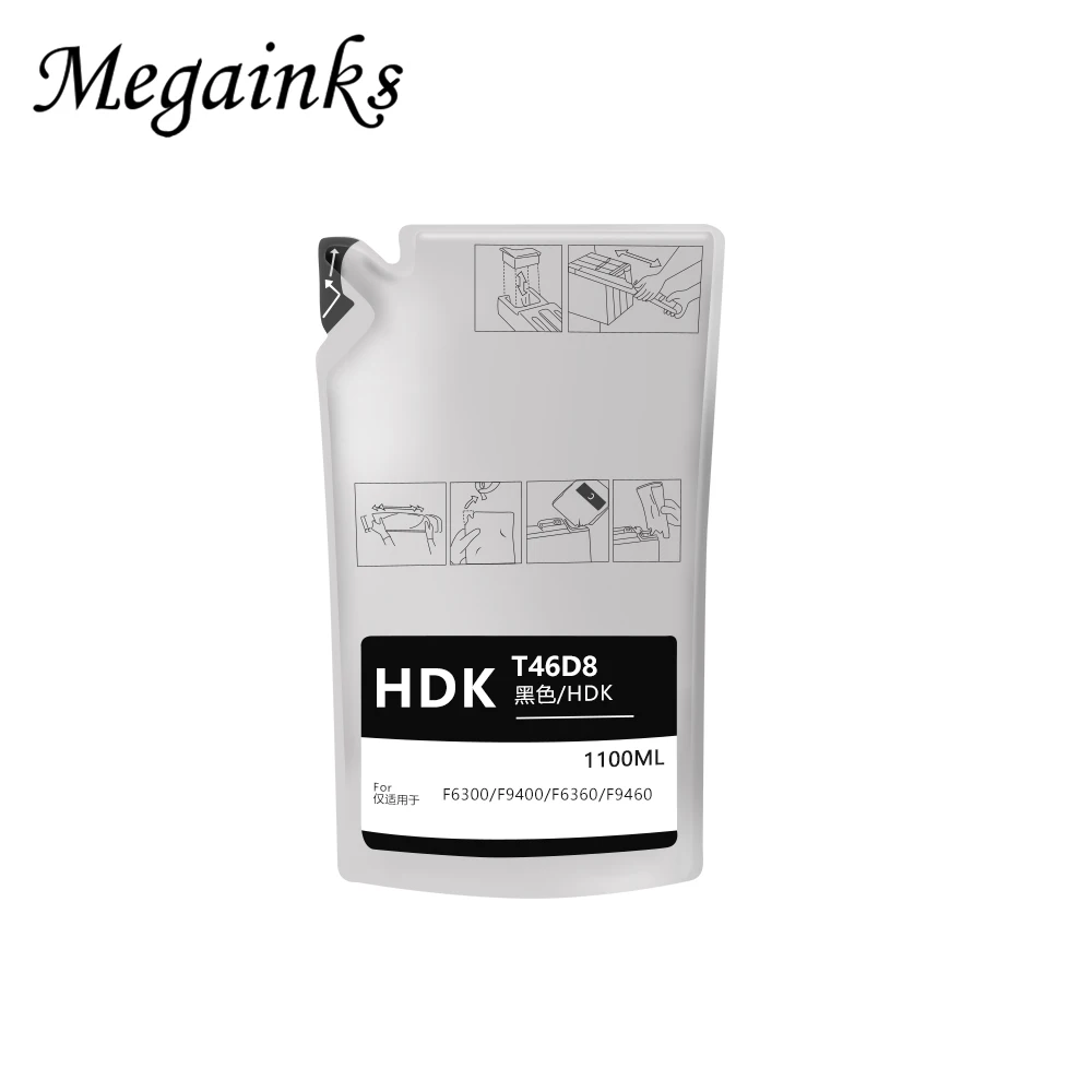 

T46D T46D2 T46D3 T46D4 Sublimation ink for epson F6300 F9400 F6360 F9460 printer subiliation ink bag