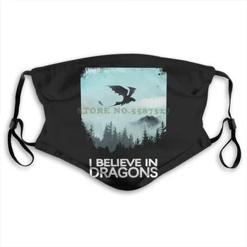 

Face Mask New Printing Dreamworks How To Train Your Dragon Want To Believe Washable Half Face For Men Women Ladies Diy Masks