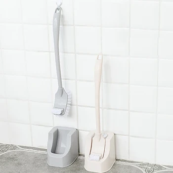 

Toilet Brush Bathroom Cleaning Tools Long Handle Toilet Brush With Base Kit Home Hotel Bathroom Cleaning Accessories