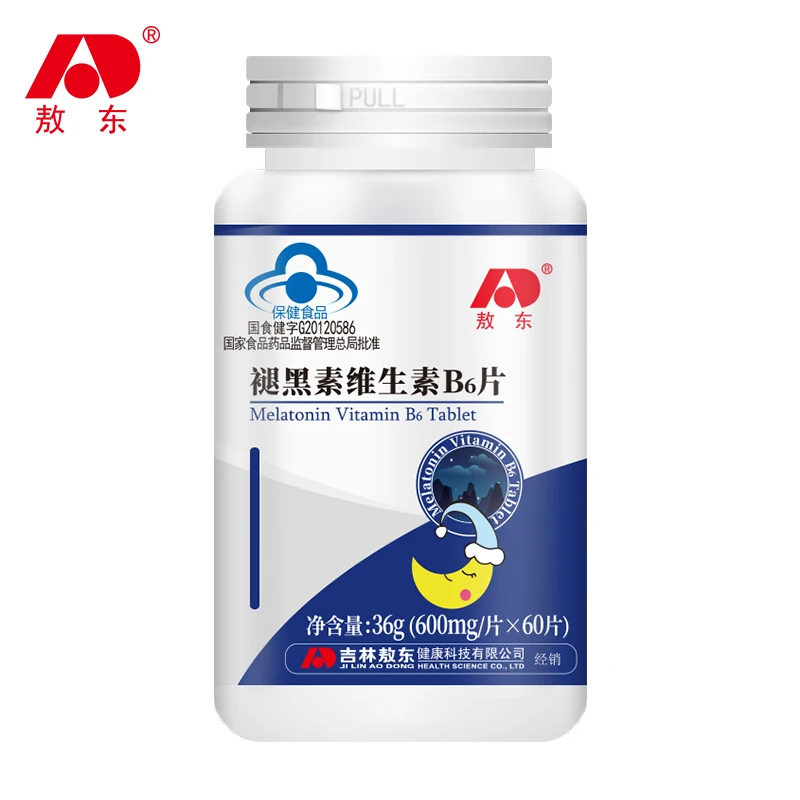 CN Health Melatonin Vitamin B6 Tablets Sleep Tablets Improving Sleeping