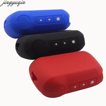 

jingyuqin 15ps 3 Buttons Silicone Case Cover For Starline A92/A94/V62/A62/A64 LCD Remote Two Way Car Alarm System Case