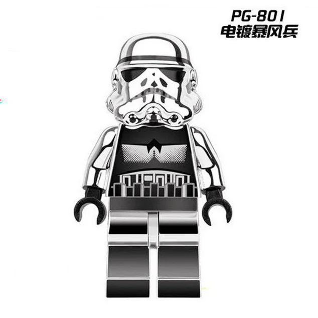 

Silver Electroplate Star Wars Commander Soldier StarWars Toys
