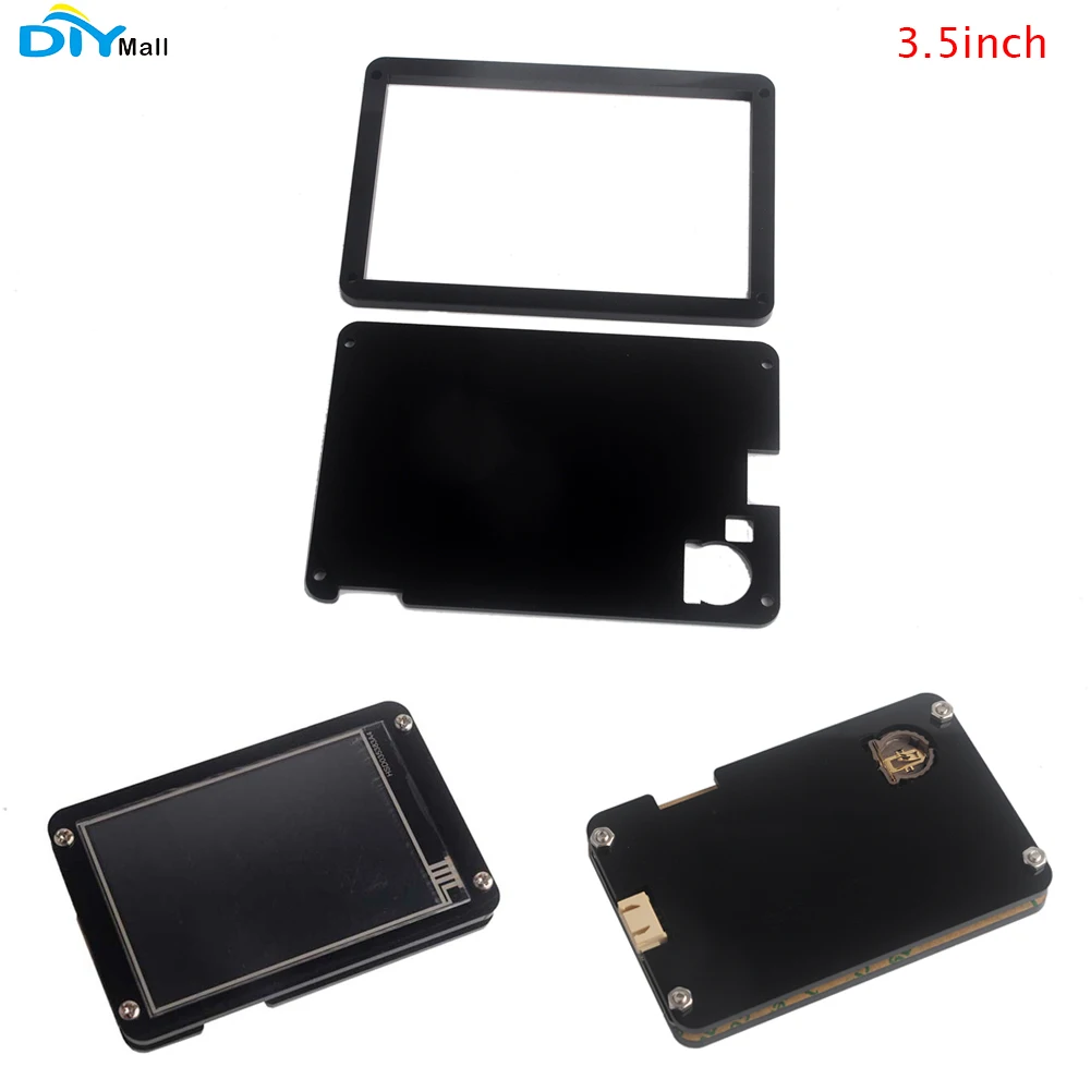 

DIYmall Acrylic Plastic Transparent Black Case for Nextion Enhanced 3.5'' HMI Touch Display