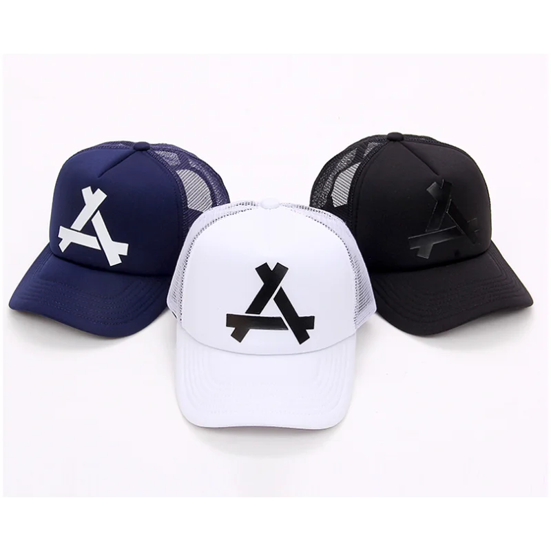 

New Fashion The letter A Pattern Baseball Cap Women Outdoor Baseball Hat Breathable Men Women Summer Mesh Caps Snapback Gorras