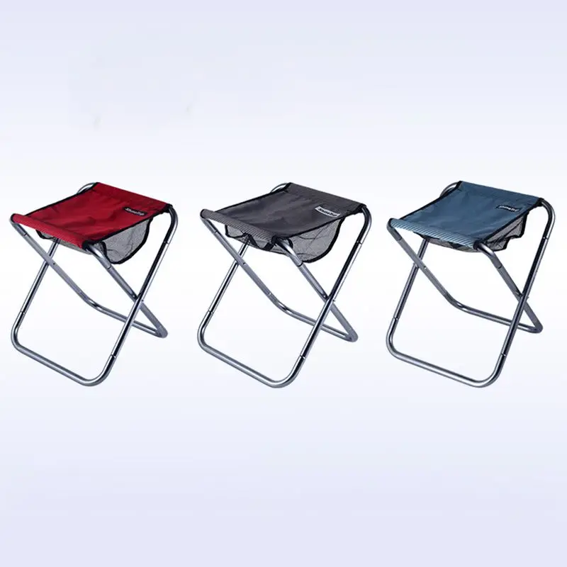 Складной стул толстый портативный алюминиевый сплав уличная мебель аксессуары с сетчатой сумкой для путешествий пикника кемпинга рыбалки