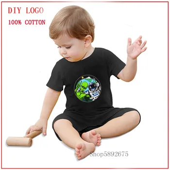 

Alien Astronaut Space Peace friend Newborn Baby Roupa 2020 Baby Cotton Jumpsuits Girls and boys Fashion Spring summer Clothes