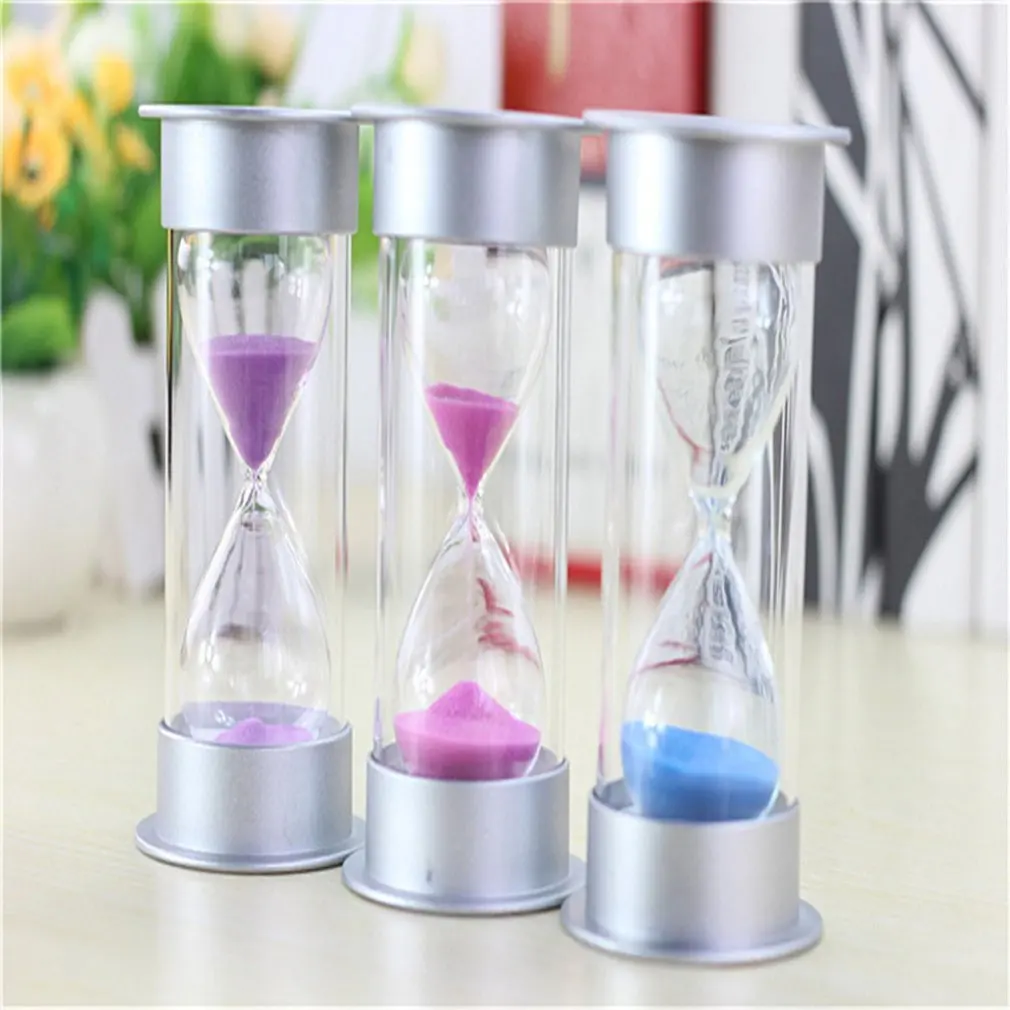 Practical Desktop Sand Clock Timer Children's Brushing Striking Hourglass Timer Home Decorations for kids