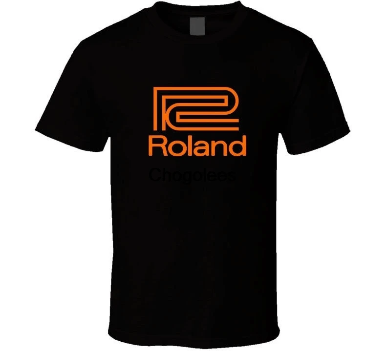 Футболка мужская хлопковая с круглым вырезом и логотипом Roland |