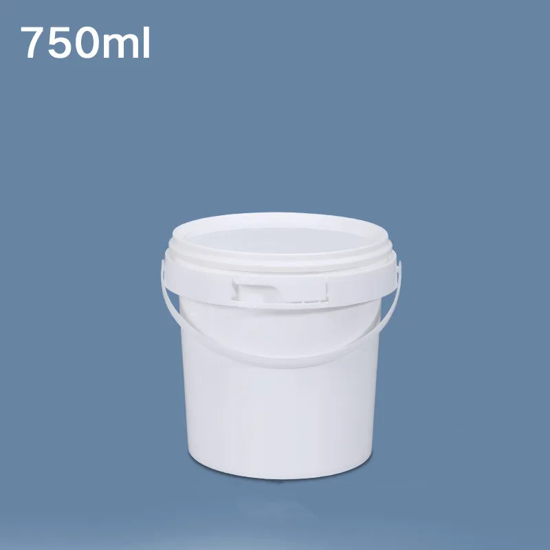 1 Liter Round Plastic Bucket With Lid Food Grade Polypropylene Storage  Container Food Liquid Refillable Bottle Airtight - Refillable Bottles -  AliExpress