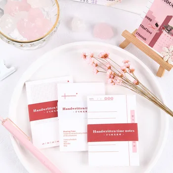 

30Pcs Kawaii Lattice Memo Pad Creative Week Plan Sticky Notes For Kids Writing Notepads DIY Stationery School Office Supplies