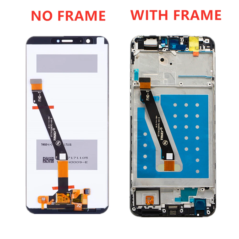 Для huawei P жидкокристаллический смарт-дисплей с сенсорным экраном дигитайзер сборка для huawei Enjoy 7S lcd с рамкой FIG LX1 L21 L22 сменный экран