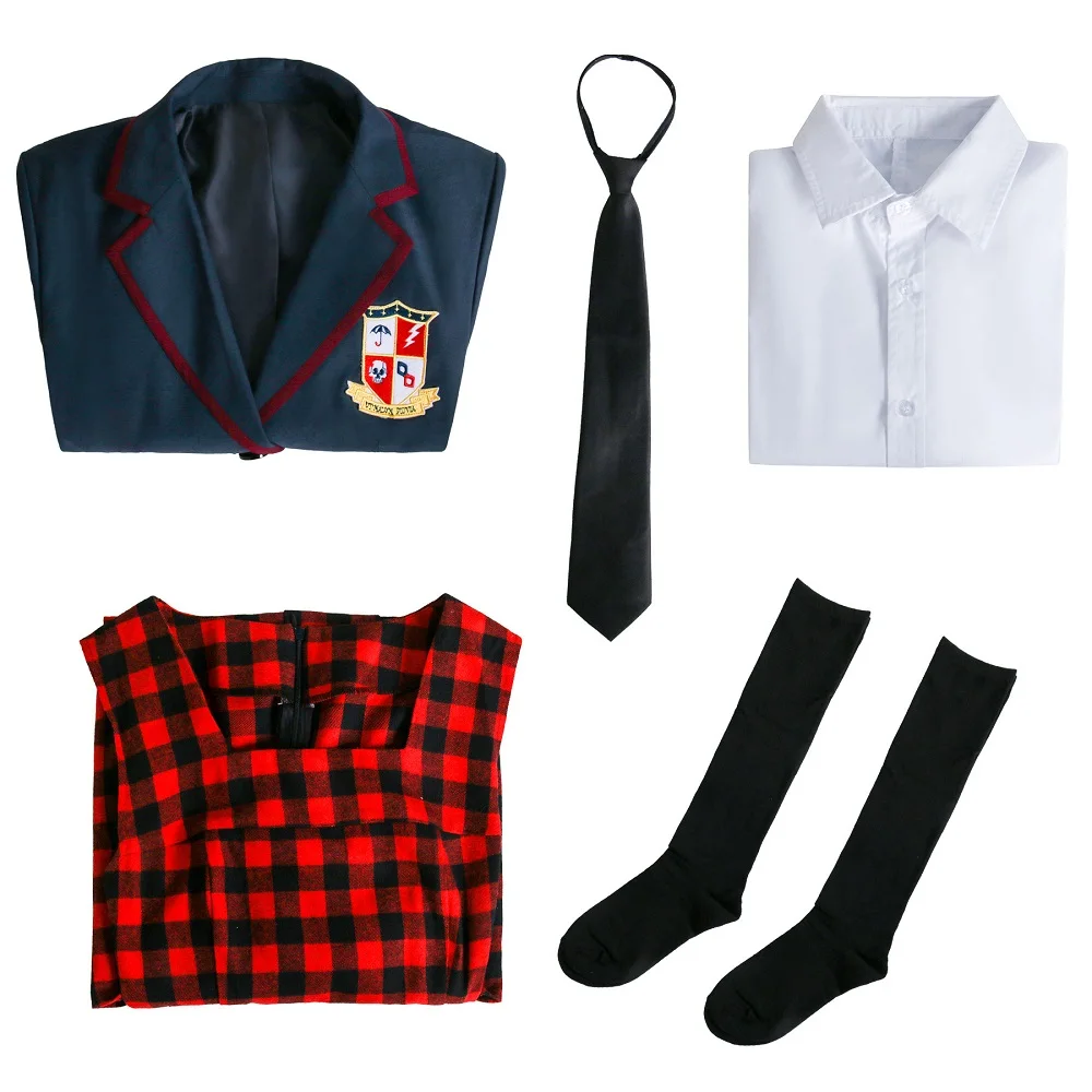 The Umbrella Academy Cosplay Costume Hargreeves Number Five Uniform High Grade Halloween Carnival Costumes for Adults (23)