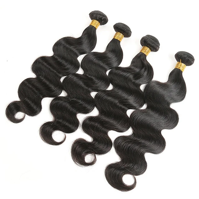Brazilian Weave Body Wave Bundles Unprocessed Remy Hair 2/3 PCS Natural Color 100% Human Hair Weave Bundles Extensions For Women 3