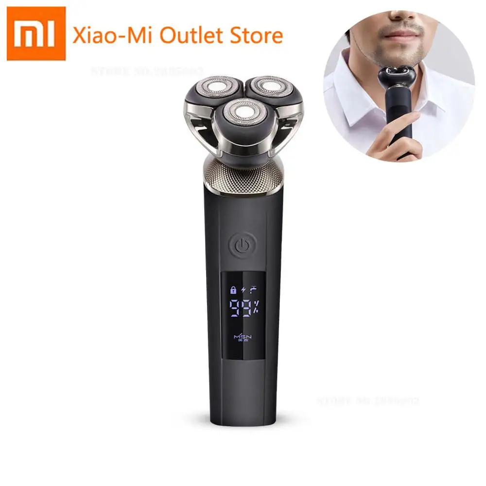 

Xiaomi Youpin MSN Three-Head Razor Intelligent Control System UFO Cutter Head 3 Seconds From Washing Innovative Elastic Tough