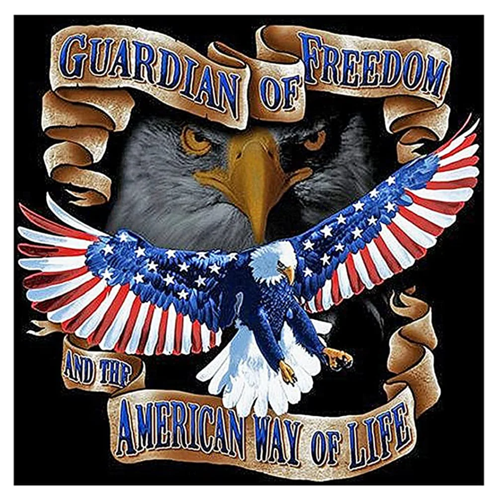 5D DIY Diamond Painting Full Square/Round Drill Patriotic American Eagle Usa Flag Daimond Embroidery Mosaic Cross Stitch Picture | Дом и сад