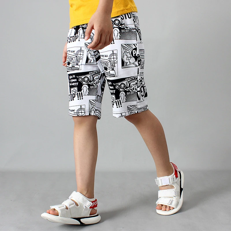 IENENS Boys Beach Shorts Children Breathable Boardshorts Summer Kids Baby Boy Casual Loose Shorts Mid Pants Letter Bermudas boys shorts
