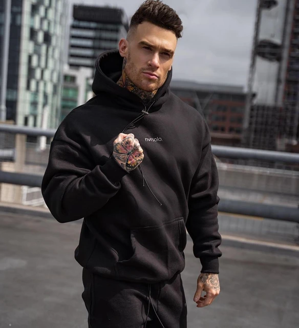 Sweatshirt Gym Hood Men | Cotton Pullover Tops Clothes | Gym Clothes Men  Sweatshirts - Hoodies u0026 Sweatshirts - Aliexpress