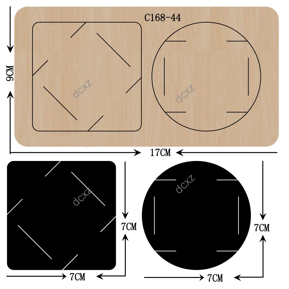 Online Nueva cesta de flores de madera troquelado Scrapbooking C168 44 troqueles de corte personalizados