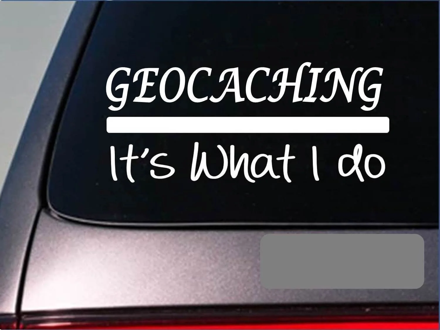 Geocaching это то, что я сделать " стикер наклейка gps-компас стикер на окно