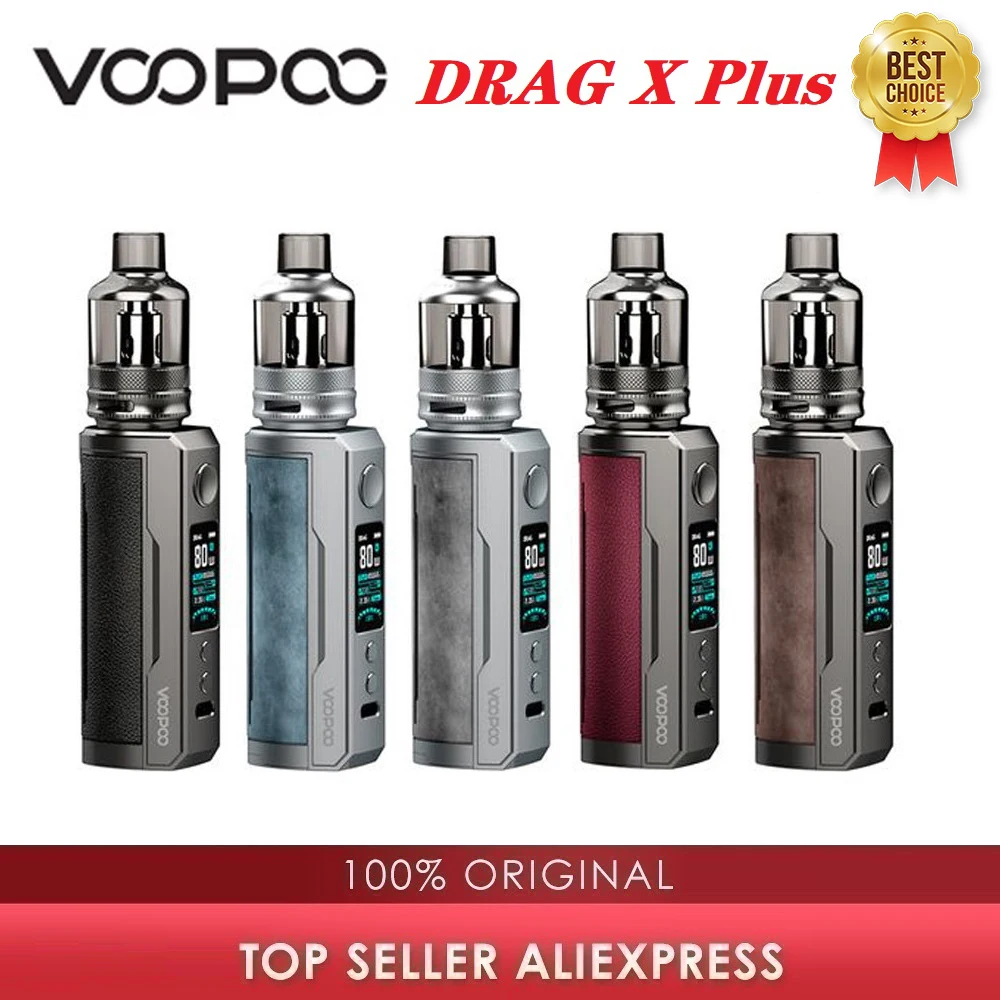 Оригинальный комплект VOOPOO DRAG X Plus максимальная мощность 100 Вт питание от одной