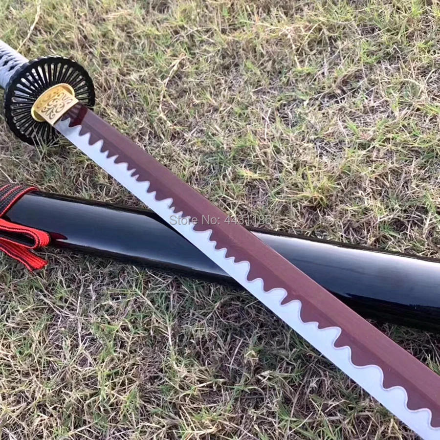 Японский самурайский прямой меч ручной работы острый меч катана 1095 углеродистая сталь коллекция украшений для дома ниндзя настоящий НОЖ МЕЧИ