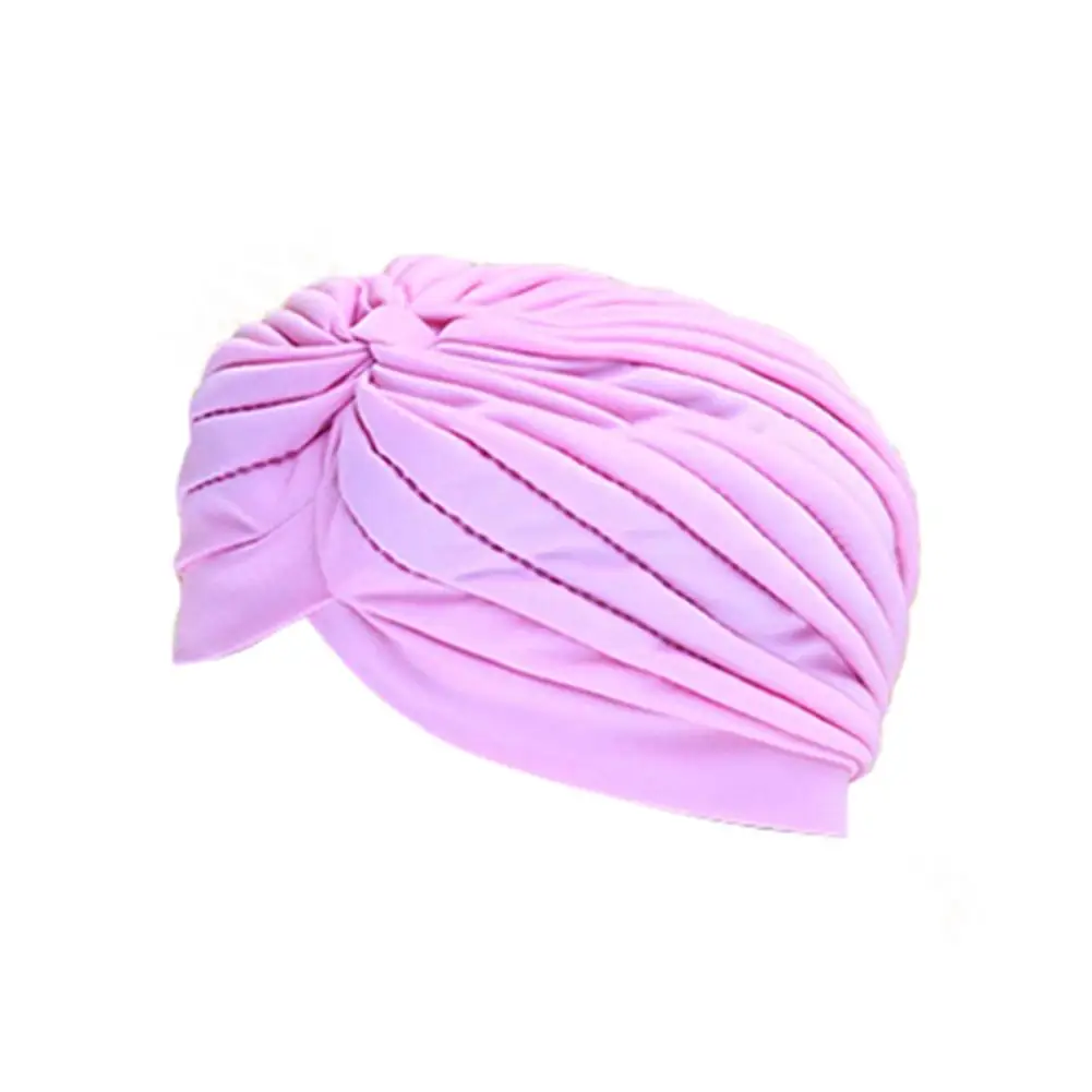 Шапочка для плавания, эластичная нейлоновая шапочка-тюрбан, дышащие шапочки для купания в бассейне, эластичный полиэстеровый индийский тюрбан, головной шарф
