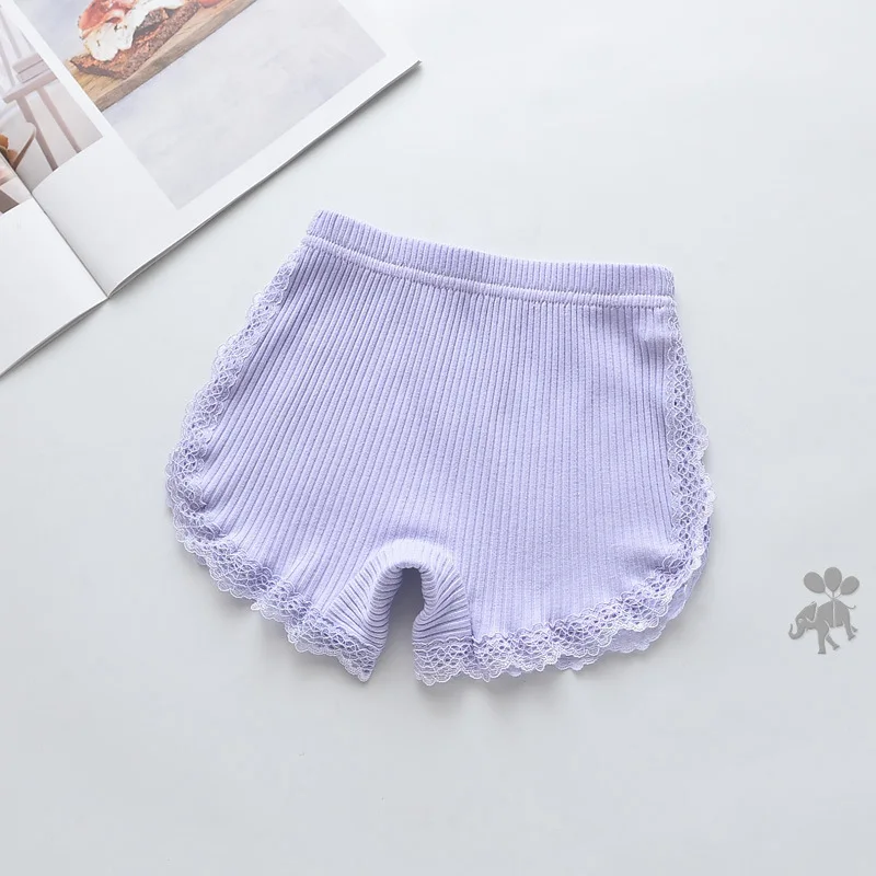 Summer Girls Cotton Shorts Lace Safety Panties Baby Girl Clothes Children Pants For 3-11Years Kids Short Underwear