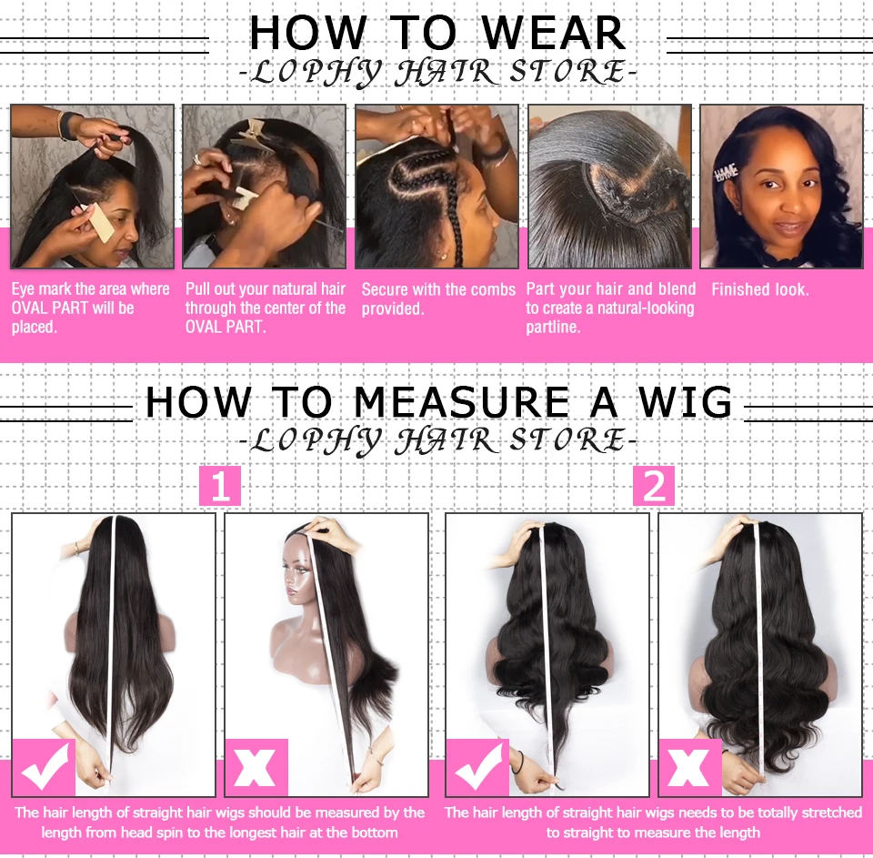 High Quality Apliques e perucas