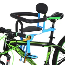 Bicycle Baby Seat Child Chair Front Mount Bicycle Seat Kids Saddle Front Seat Saddle Cushion All-around Handrail Mountain Bike