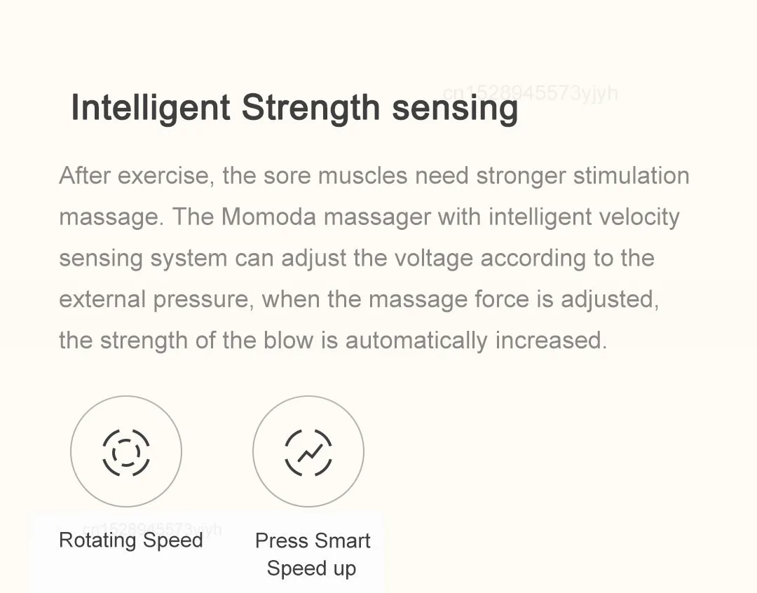 Youpin Momoda Double Head Mini Massger U Type Pocket Massage Gun description image 12